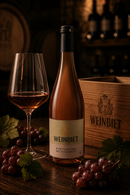 Portugieser Weißherbst lieblich Weinbiet